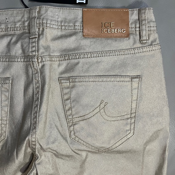 NWT - Ice Iceberg Gold Coated Straight Jeans - Size 31 - Picture 7 of 9